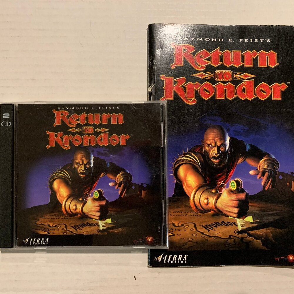 Return to Krondor PC CD-ROM Computer Game 1998 with Manual